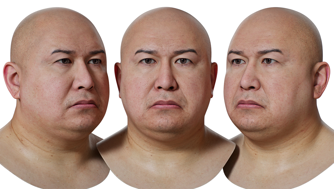 Download realistic 3d head models